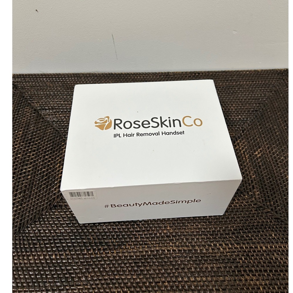 RoseSkinCo IPL Hair Removal Handset White Gold Professional At-Home Device